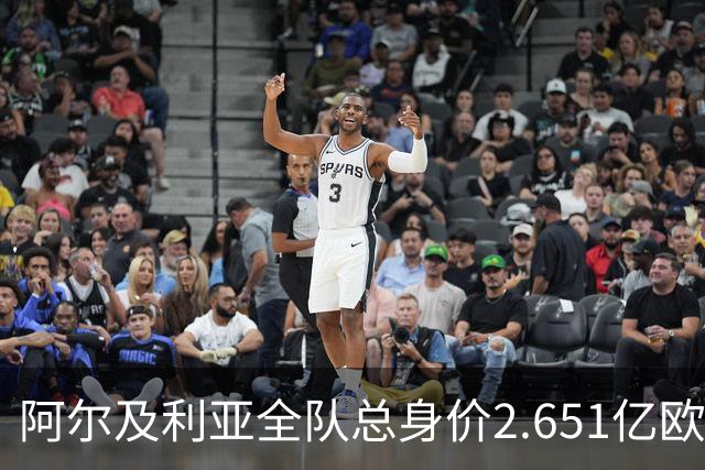 阿尔及利亚全队总身价2.651亿欧，26名球员中马扎的4500万欧最高